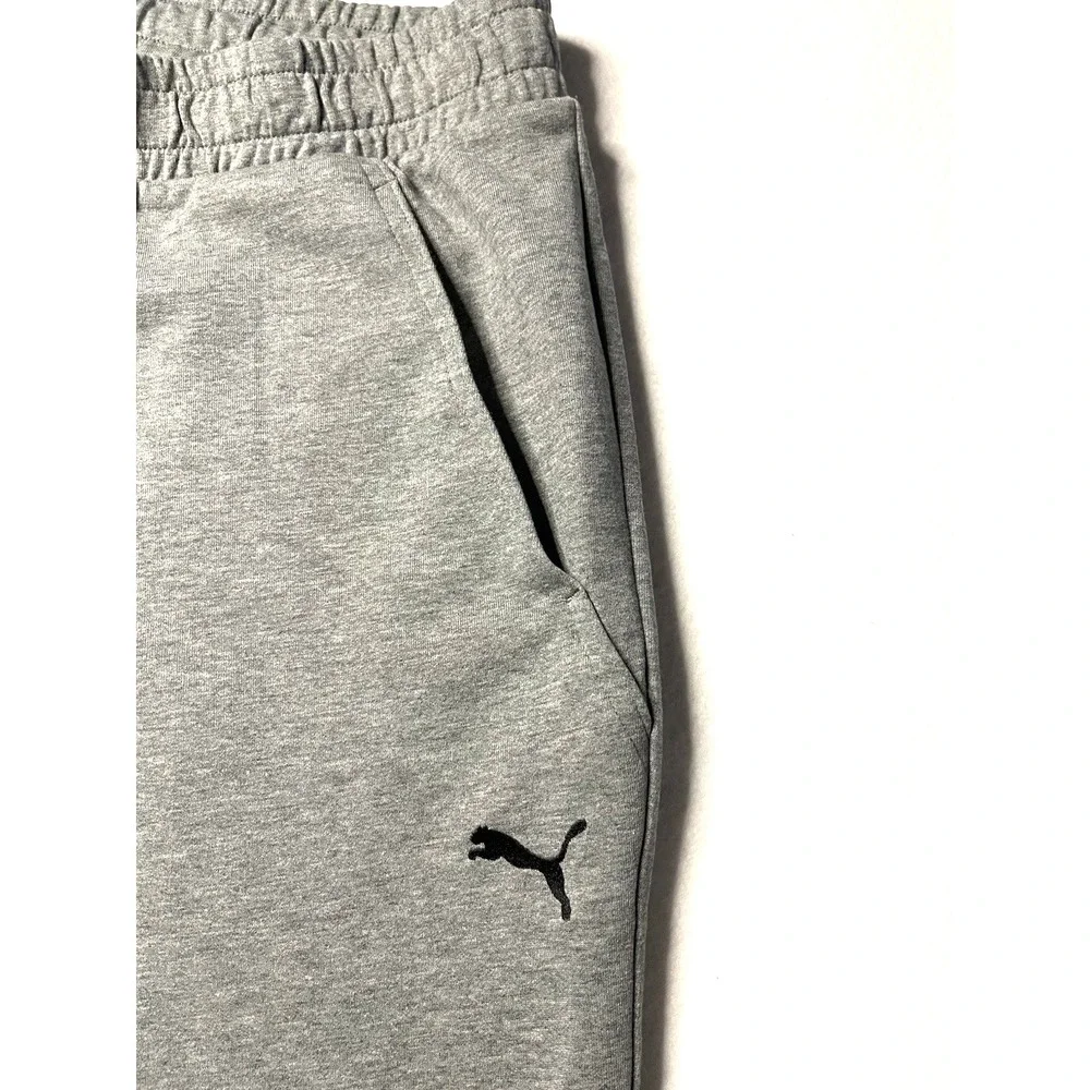 Puma Joggers sweatpants grey w/drawstring Size‎ Large